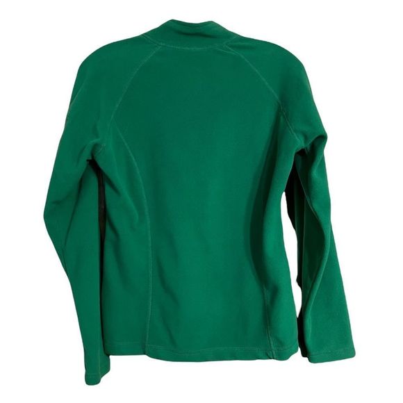 LL Bean Treeline Green Performance Fleece 1/4 Zip Sweatshirt Sz XS NWT - Picture 3 of 10